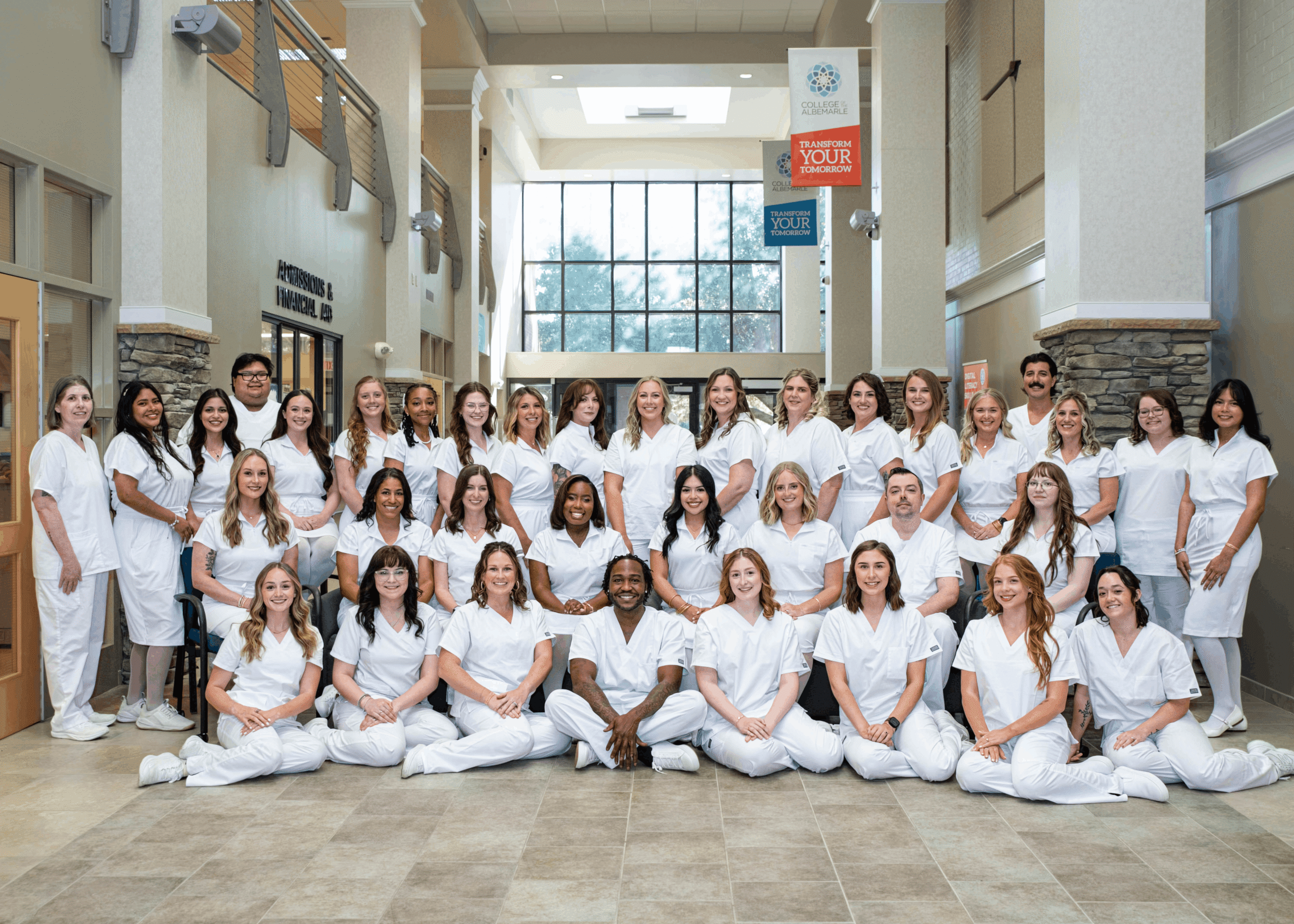 Associate Degree Nursing Class of 2026 Group Photo