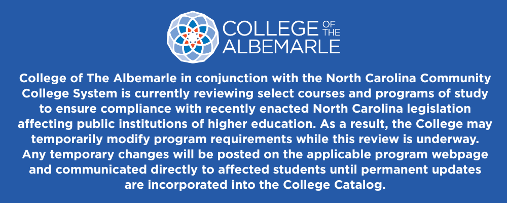 Academic Catalog COA Banner