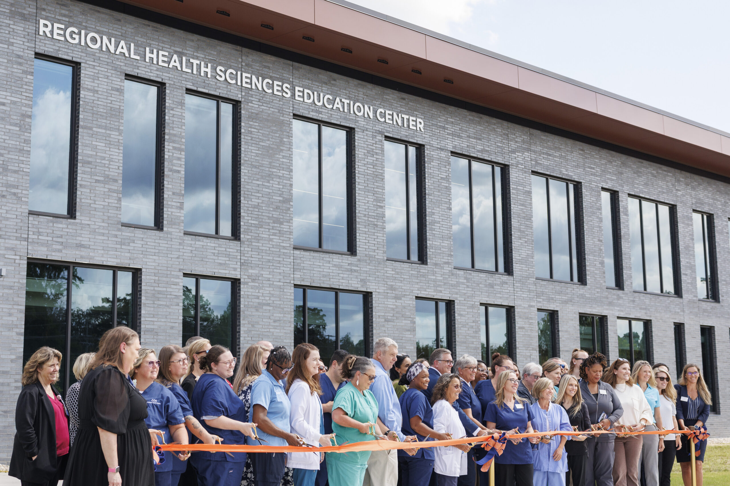 COA Ribbon Cutting_COA Faculty, staff and students