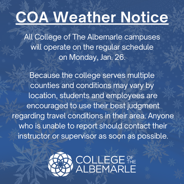 Winter Weather Notice for January 2026