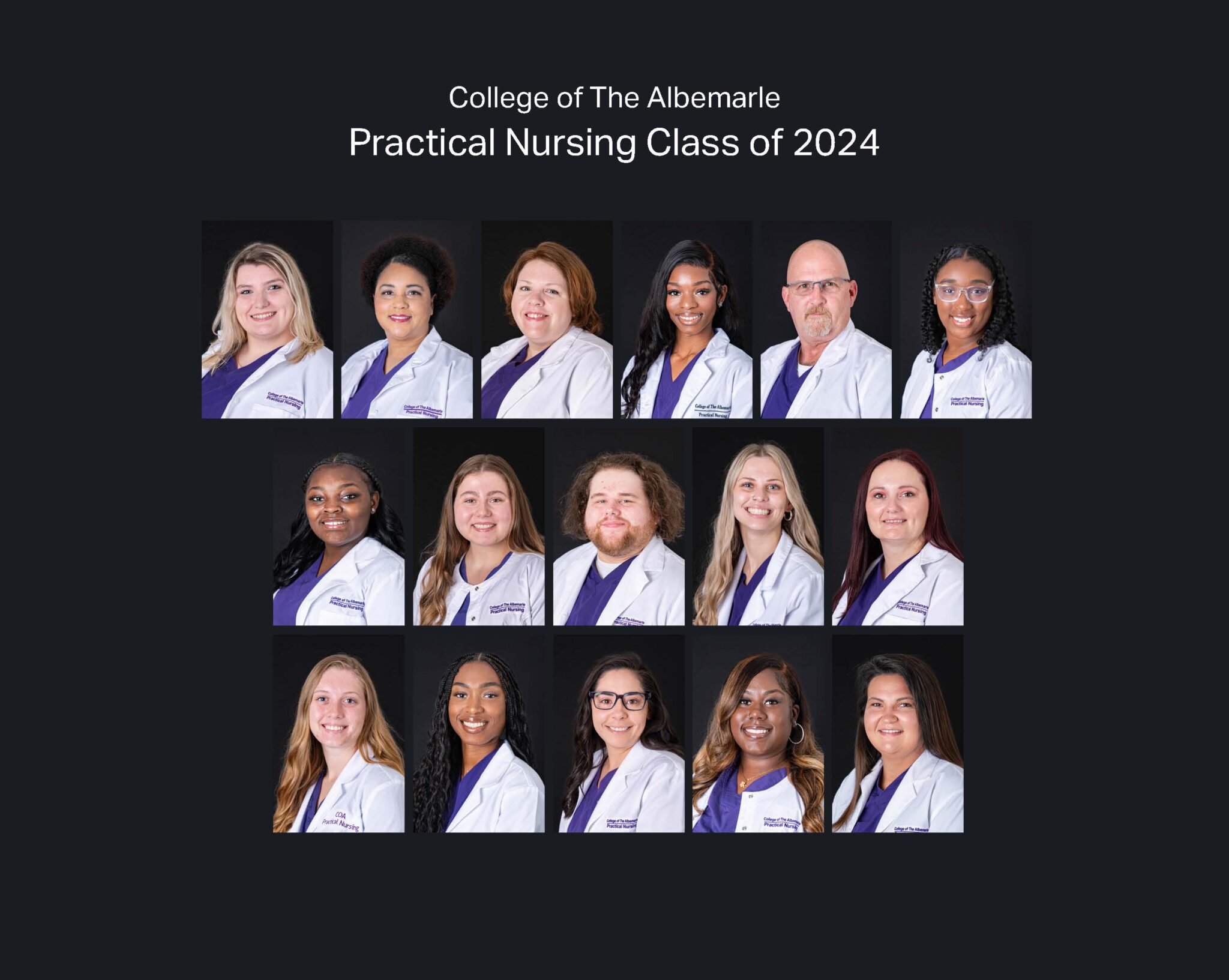 College of The Albemarle Holds 2024 Practical Nurse Pinning | College ...