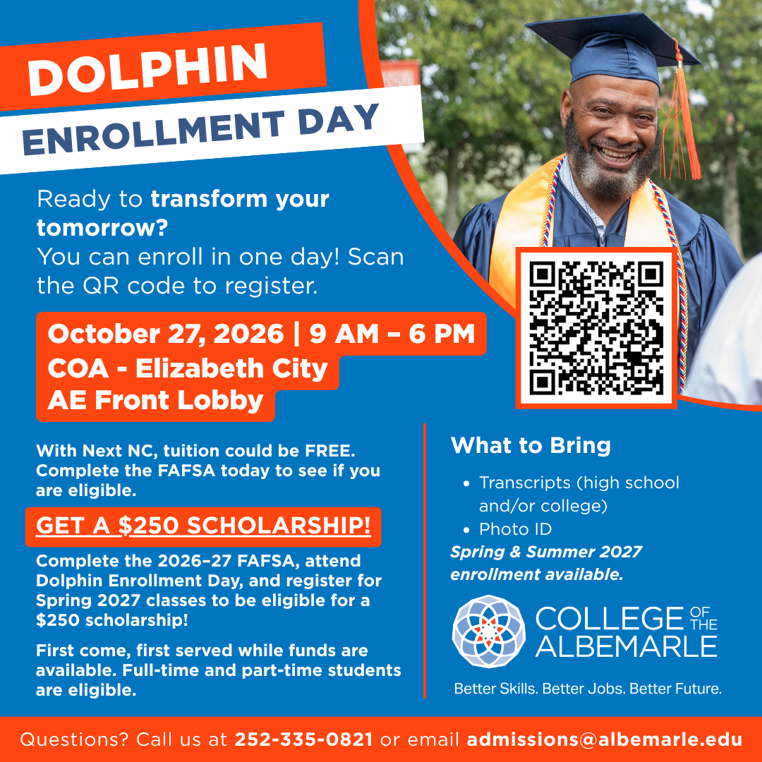 Dolphin Enrollment day Graphic