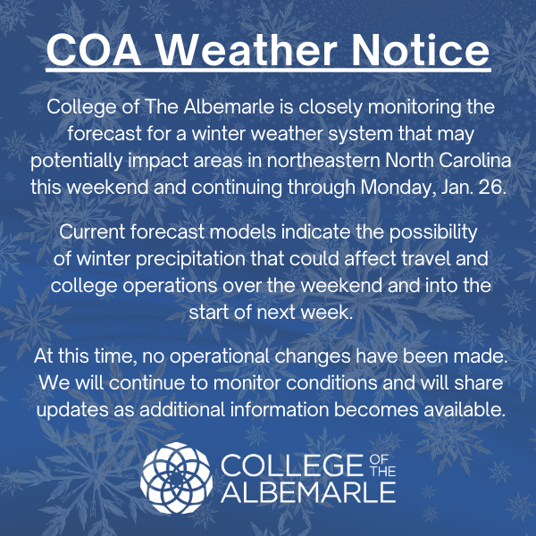 Winter Weather Notice for January 2026